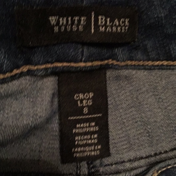 WHBM crop jeans. Never worn - Picture 3 of 3